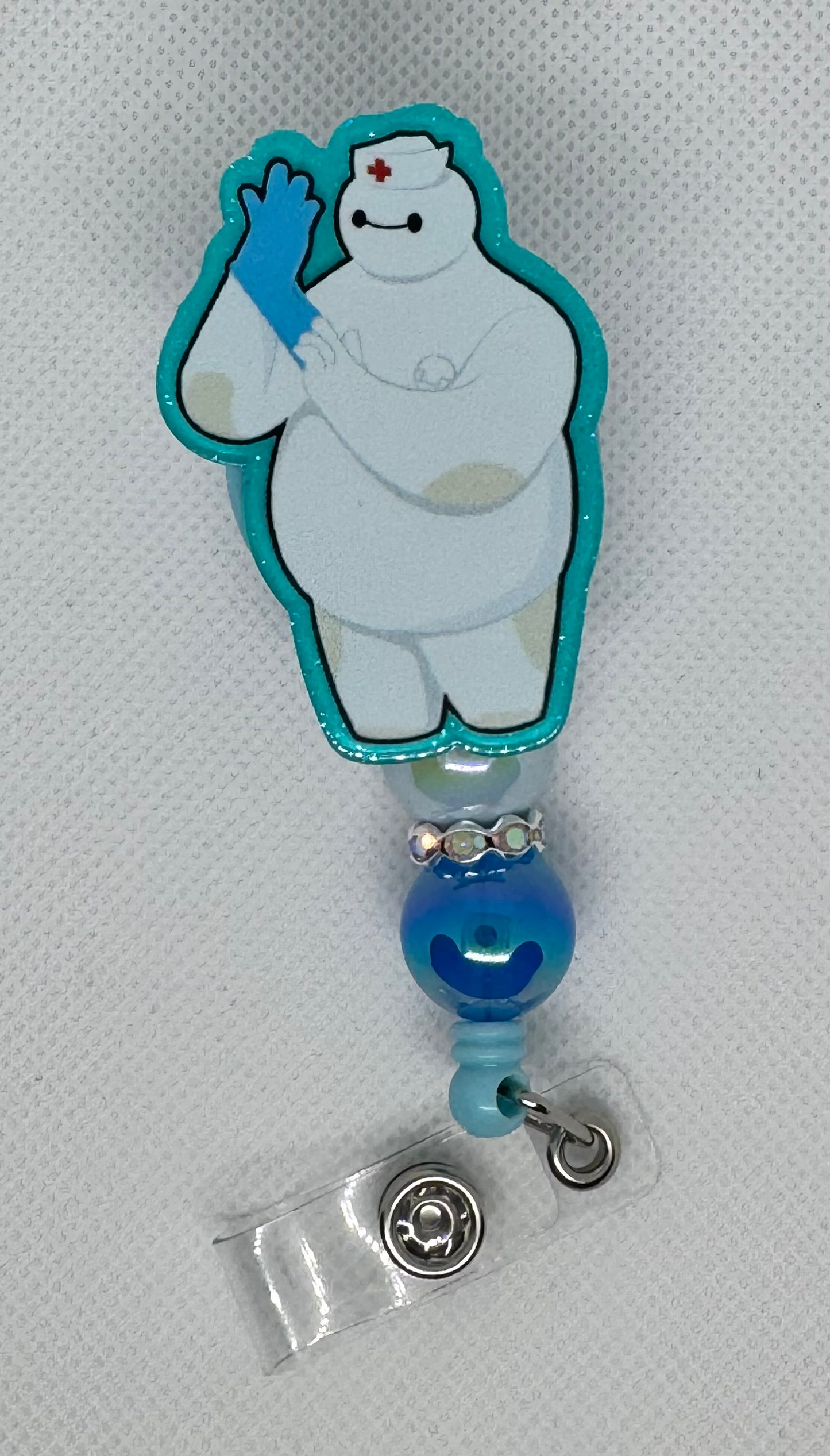 Baymax Nurse Badge Reel 🩺