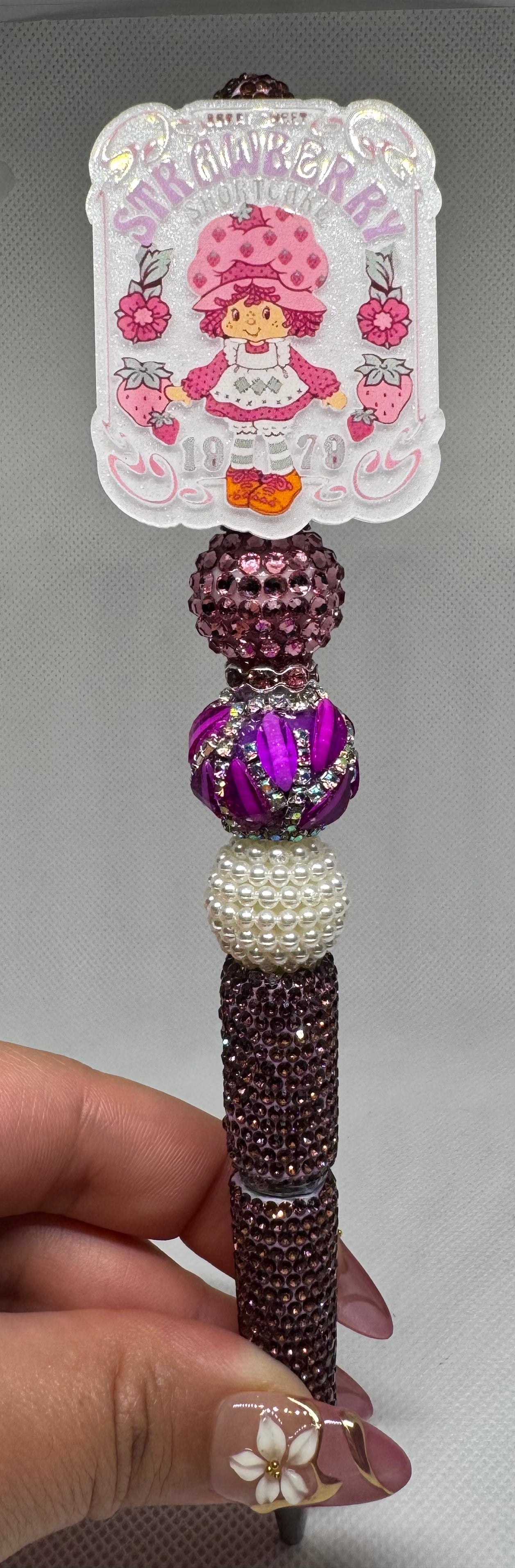 Strawberry Sweet Beaded Pen