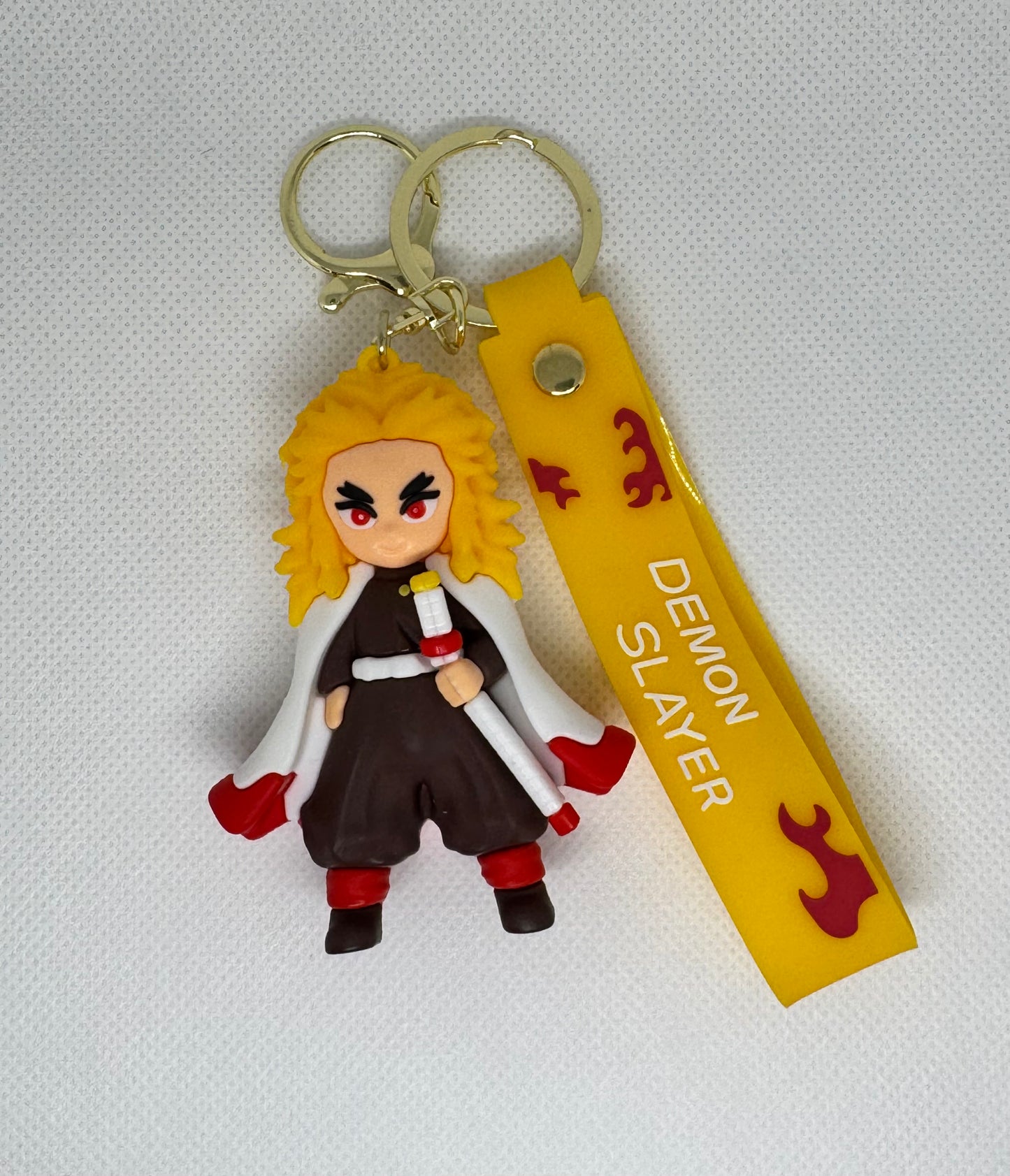 Demon Slayer Rengoku Inspired Keychain Charm 🔥🗡️