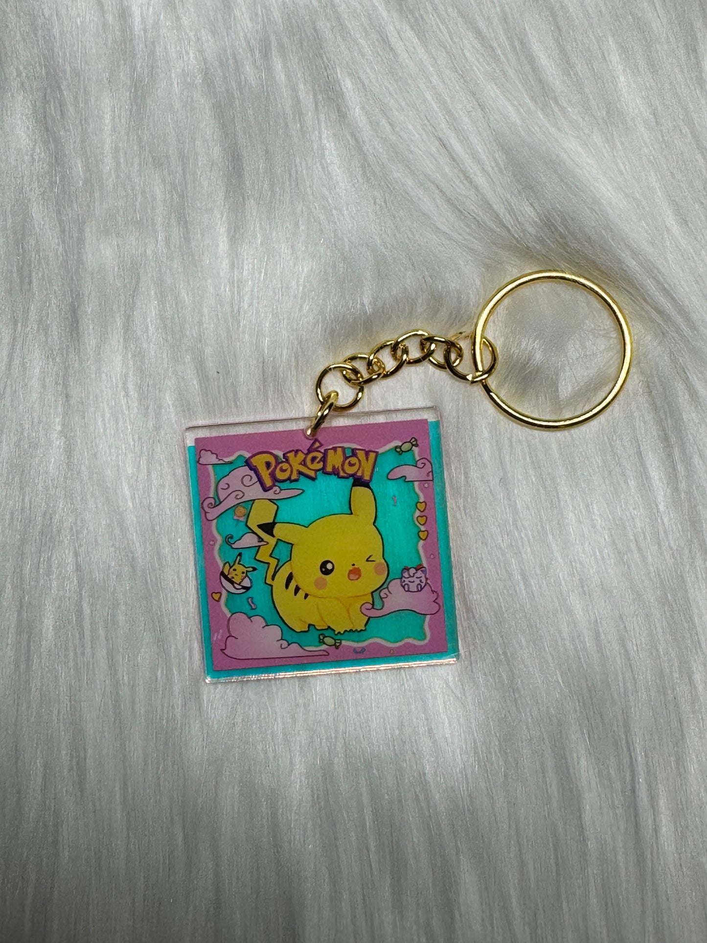 ⚡ Kawaii Electric Cutie Acrylic Keychain