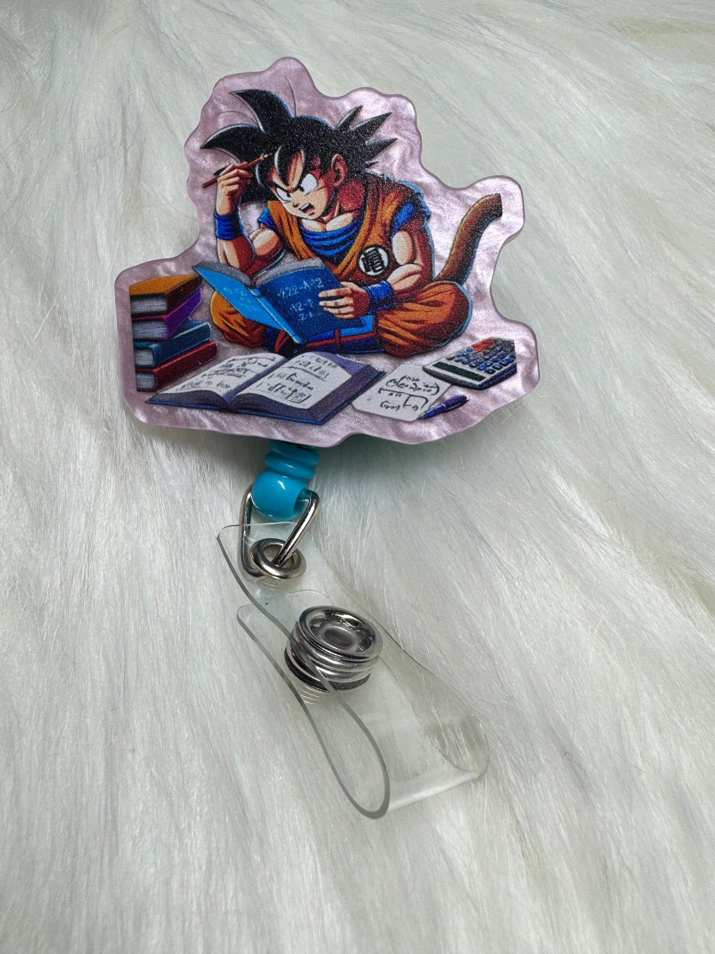 Saiyan Study Mode Retractable Badge Reel 💥✨