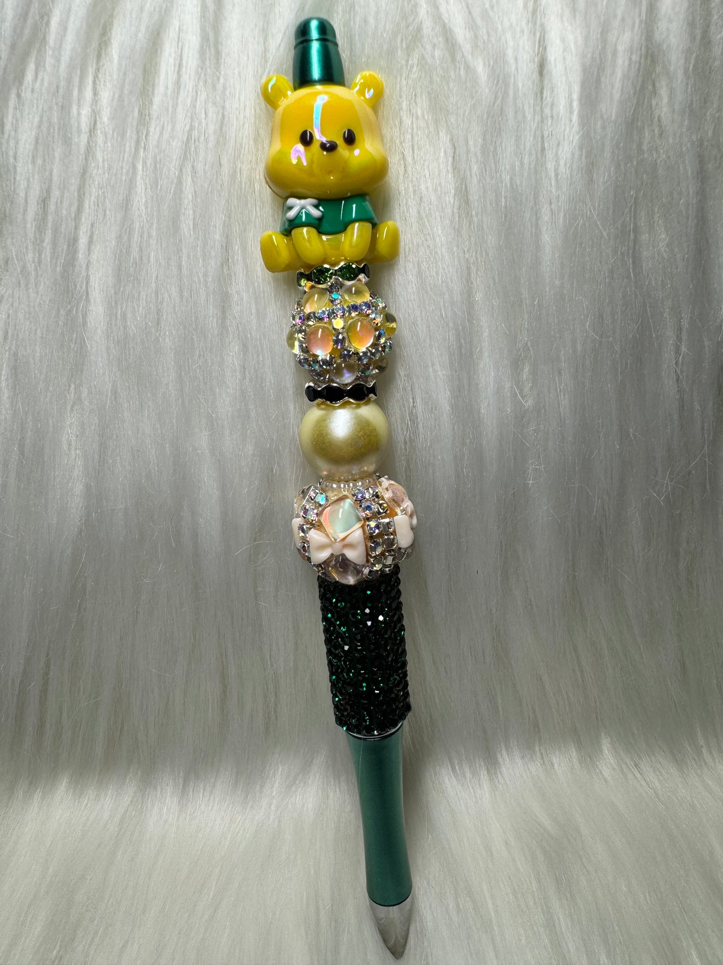 Bear Beaded Pen 🐻🌿