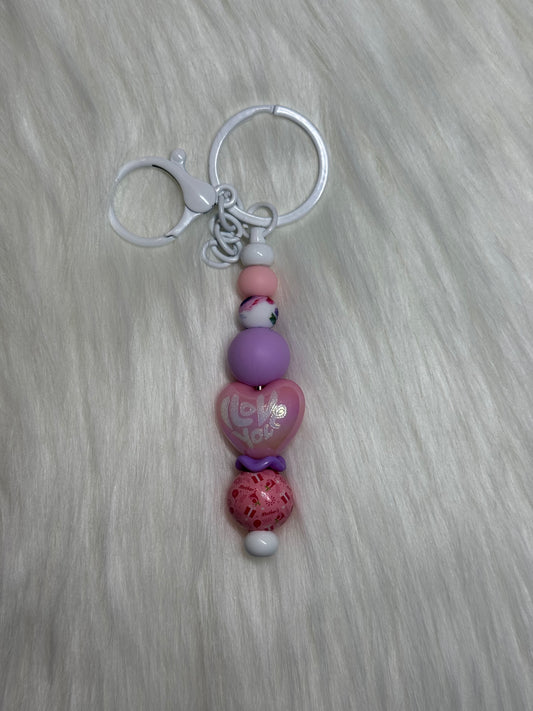 💕 “Love You” Heart Keychain 💕