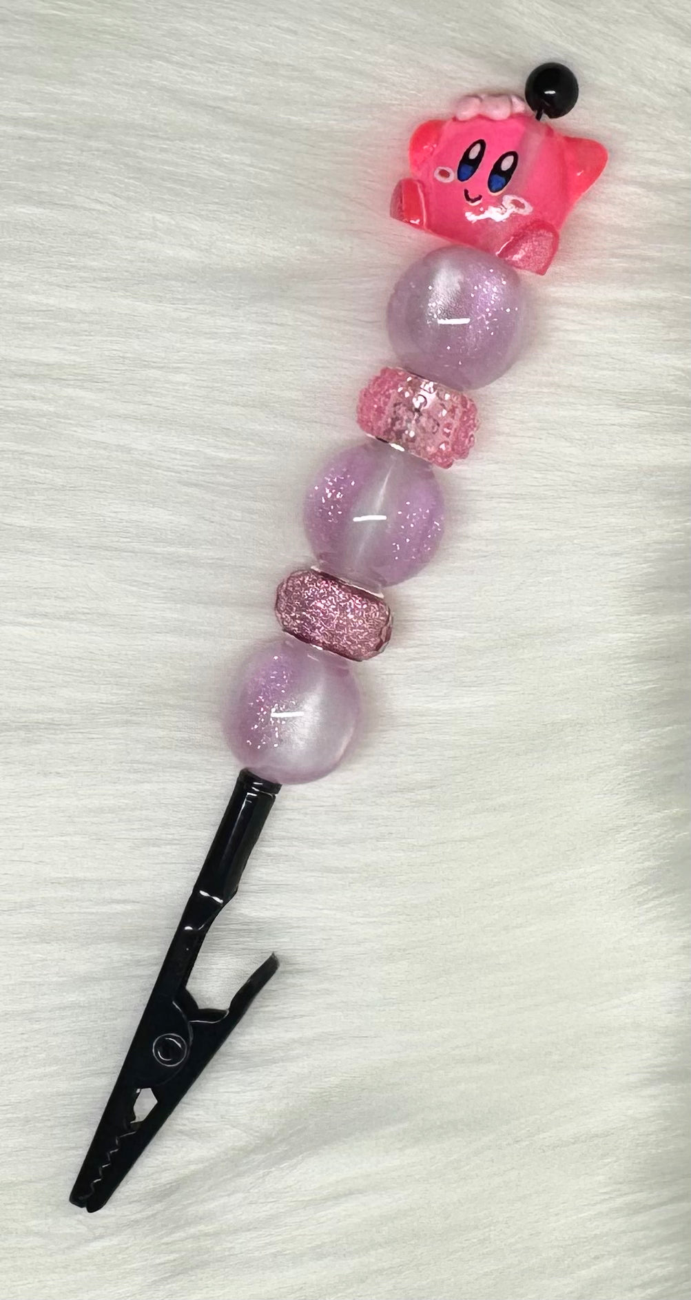 Pink Star Cutie Beaded Clip ✨