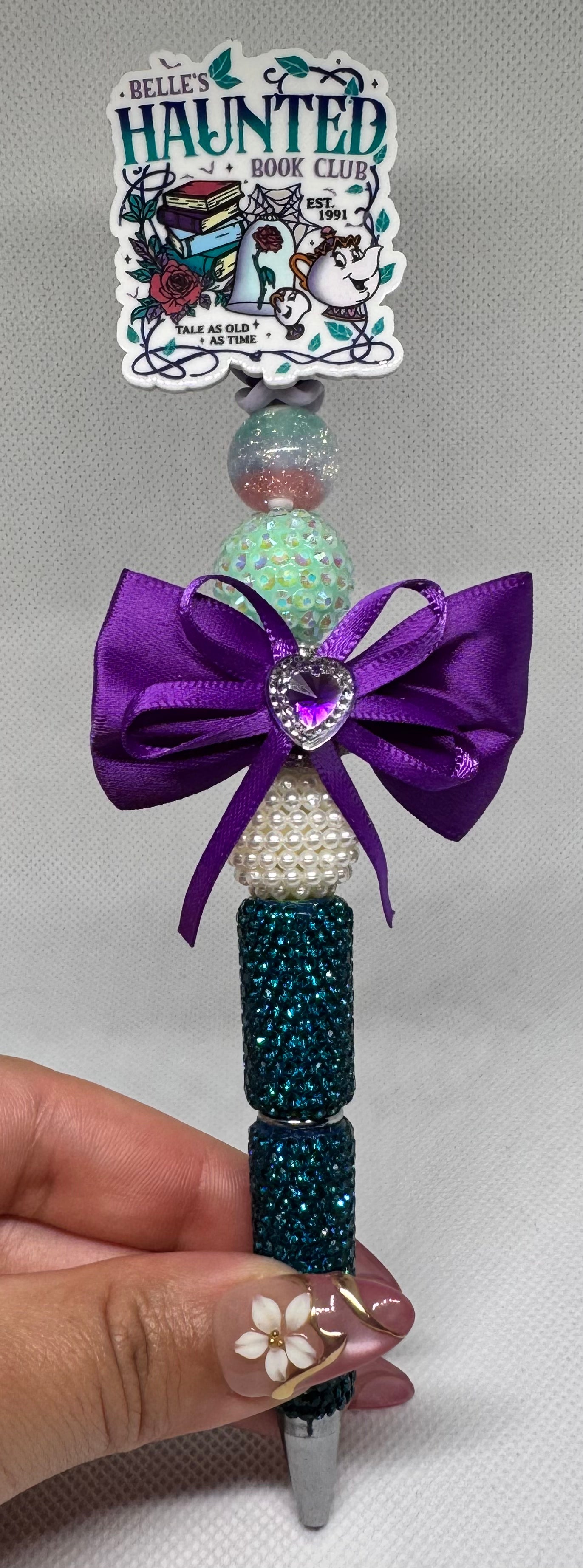 Haunted Book Club Beaded Pen