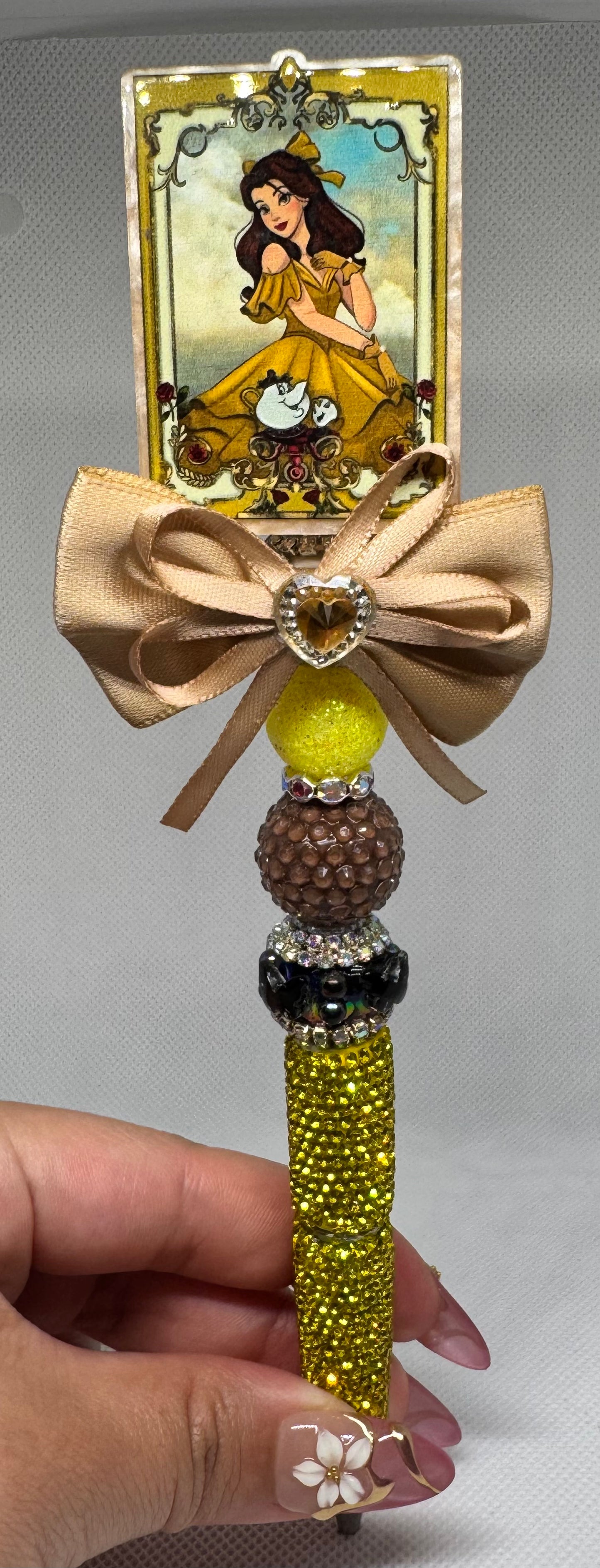 Enchanted Rose Princess Beaded Pen