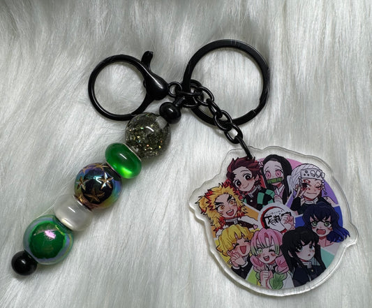 Emerald Night Anime Keychain ✨🌿