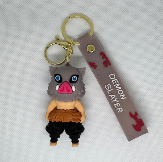 Demon Slayer Inosuke Inspired Keychain Charm 🐗💙