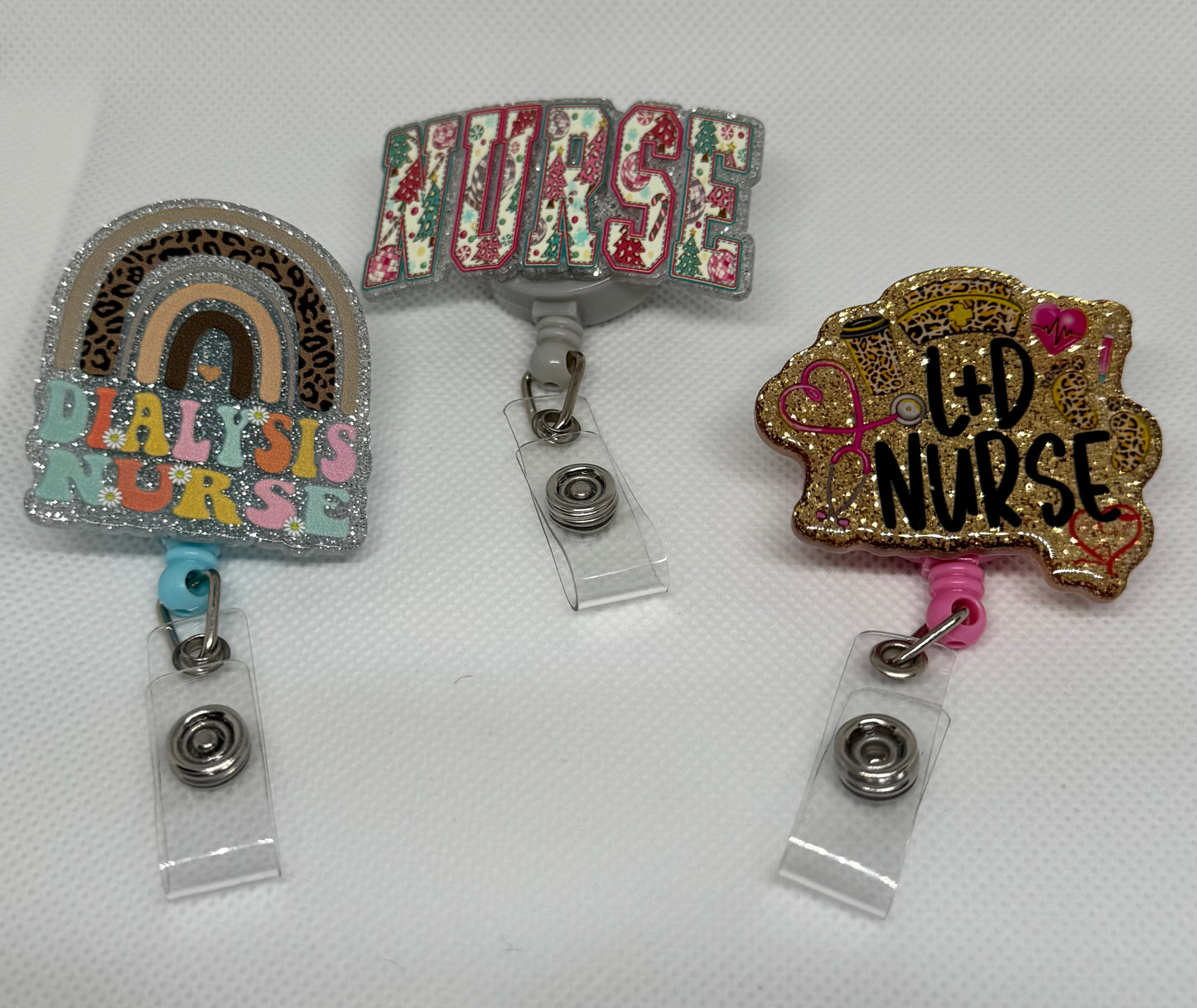 Nursing Badge Reel Set (Pack of 3)