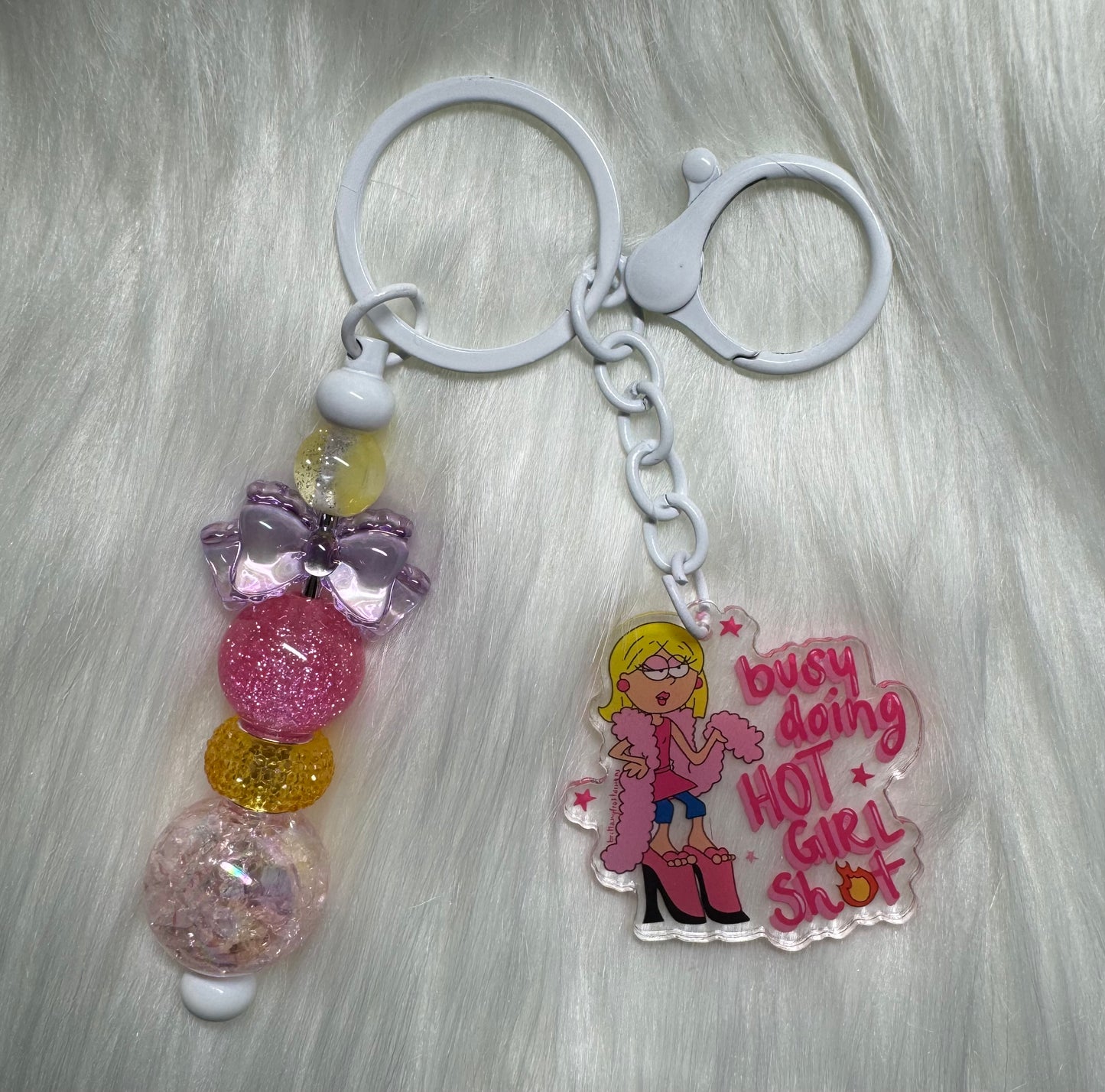 Busy Doing Hot Girl Sh*t Keychain ✨🔥