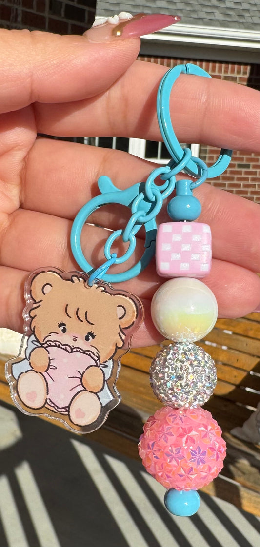 Sweet Teddy Dreams Keychain ✨🎀