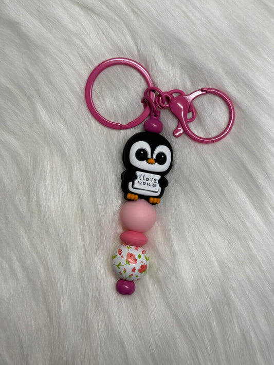 💕 “I Love You” Penguin Keychain 💕