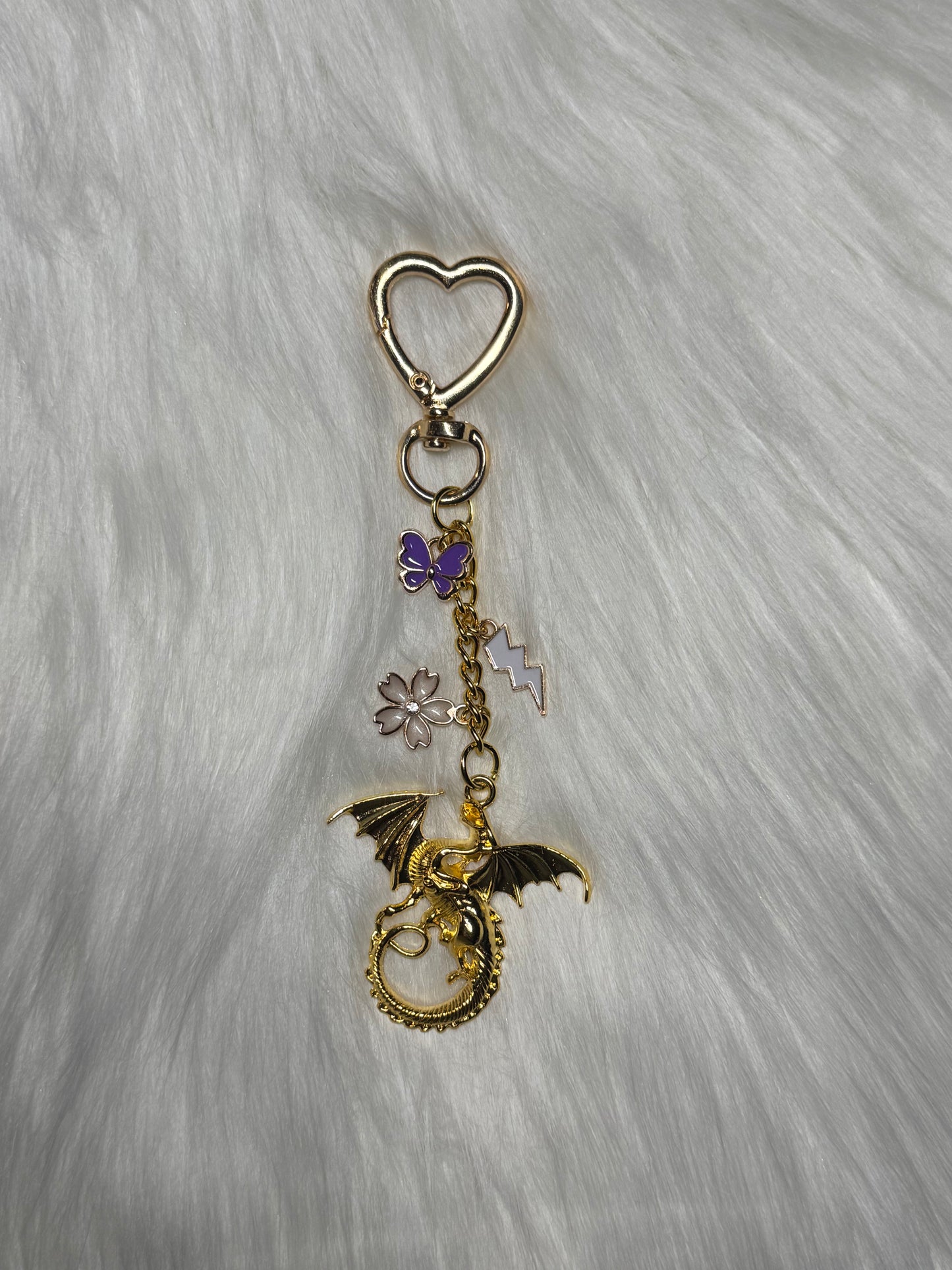 Dragon Charm Keychain 🐉