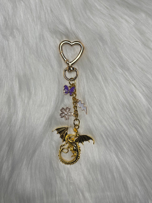 Dragon Charm Keychain 🐉