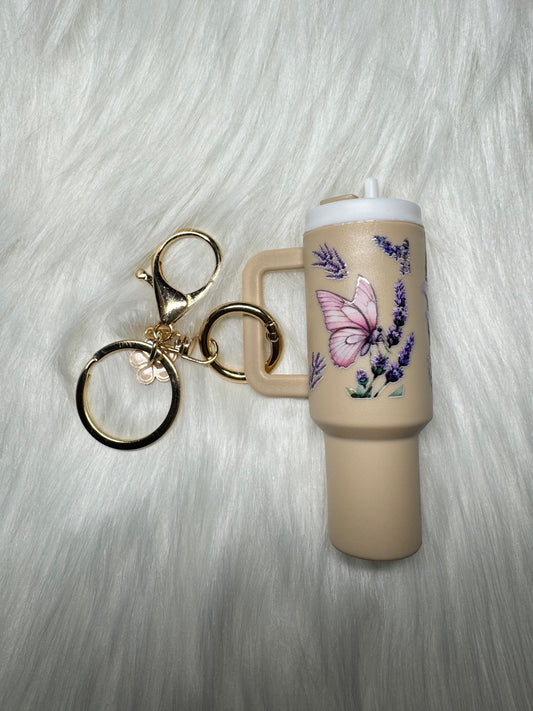 Butterfly Lip Balm Holder Keychain ✨🦋