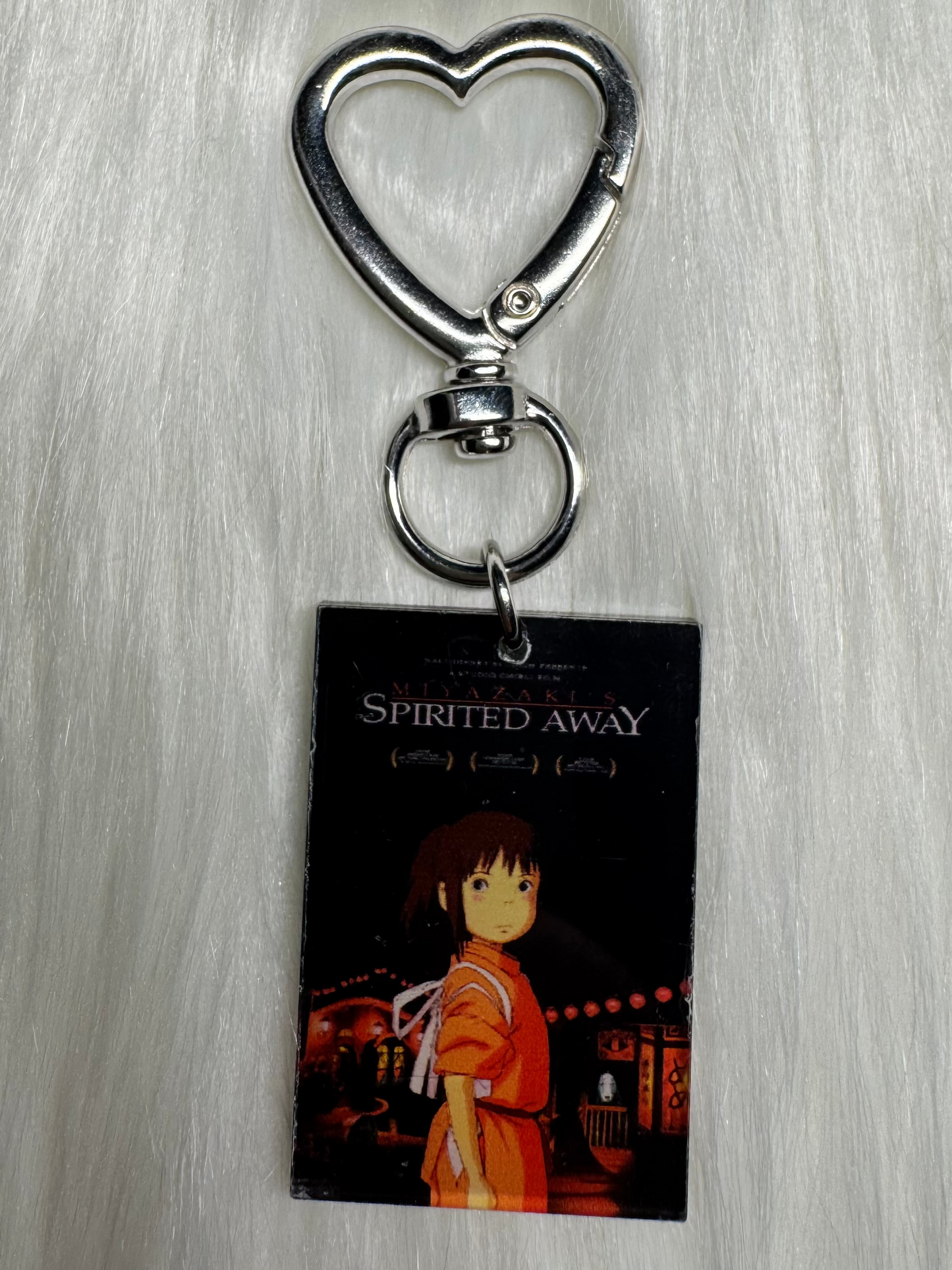 Spirited Away Heart Clasp Keychain ✨