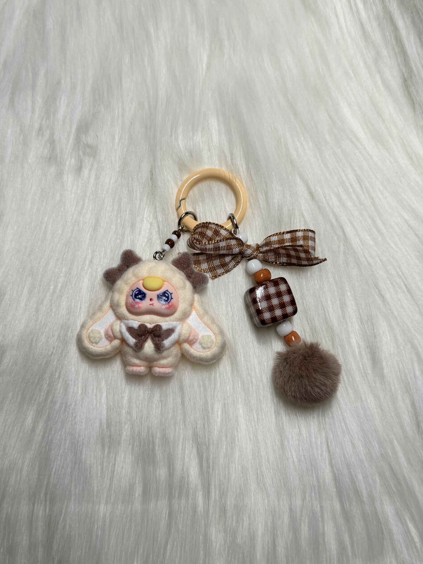 🤎 Cozy Cocoa Charm Keychain