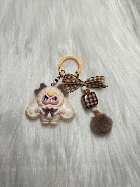 🤎 Cozy Cocoa Charm Keychain