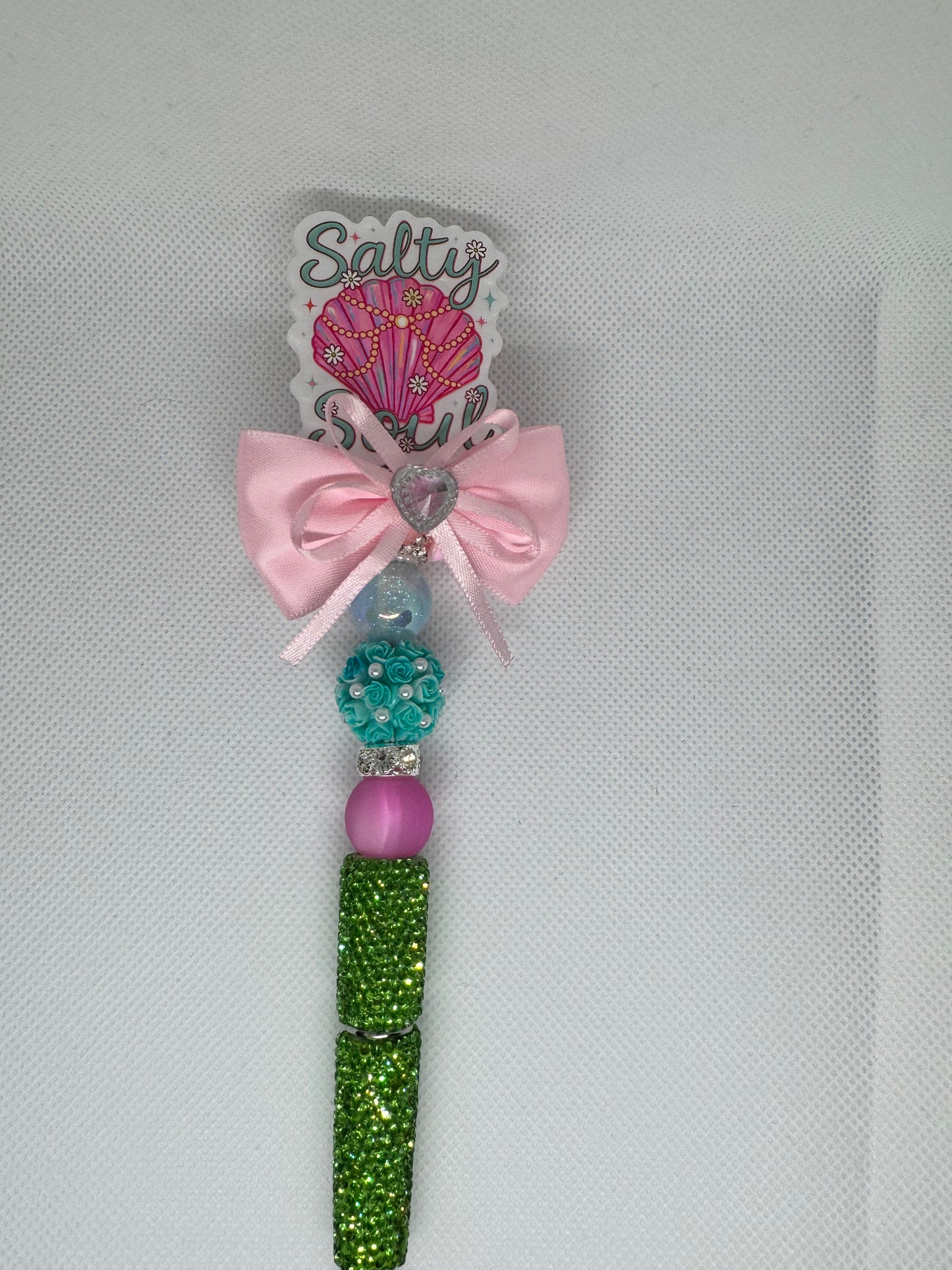 Salty Soul Mermaid Beaded Pen