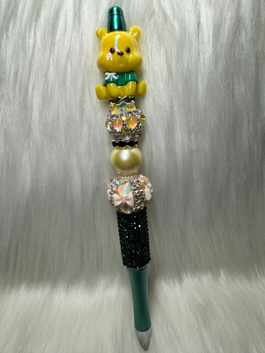 Bear Beaded Pen 🐻🌿