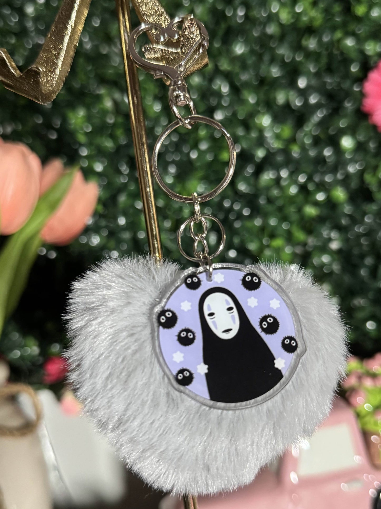 Keychain- pompom NF