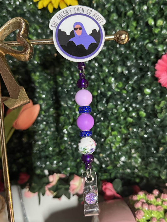 Beaded Badge Reel
